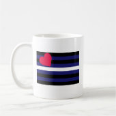 Tasse en cuir de fierté (Gauche)