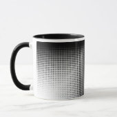 Tasse en demi-teinte abstraite (Gauche)