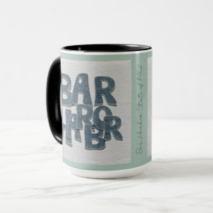 Tasse en denim de Bar Harbor Maine