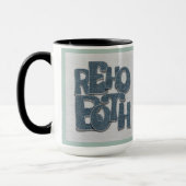 Tasse en denim de Rehoboth Delaware (Gauche)