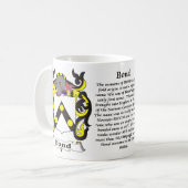 Tasse en esclavage de crête de famille (Devant gauche)