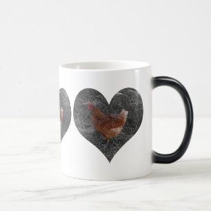 Tasse en forme de coeur de poulet