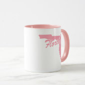 Tasse en forme de Floride rose (Devant droit)