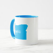 Tasse en forme de l'État de l'Oregon (Devant gauche)