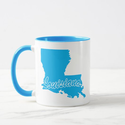 Tasse en forme de l'État de Louisiane (Gauche)
