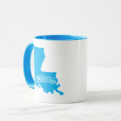 Tasse en forme de l'État de Louisiane (Devant gauche)
