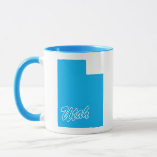 Tasse en forme de l'État de l'Utah
