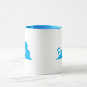 Tasse en forme de l'État de Virginie (Centre)