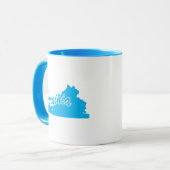 Tasse en forme de l'État de Virginie (Devant gauche)