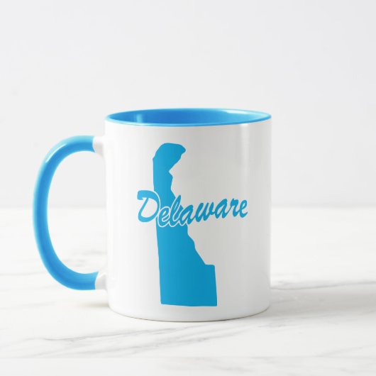 Tasse en forme de l'État du Delaware (Gauche)