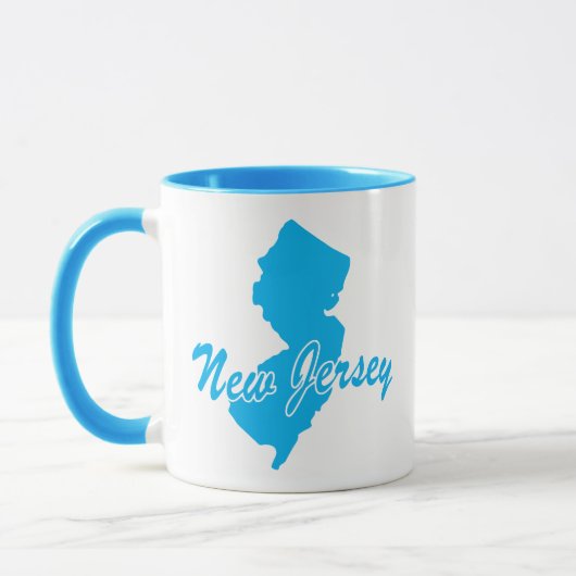 Tasse en forme de l'État du New Jersey (Gauche)