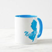 Tasse en forme de l'État du New Jersey (Devant droit)