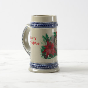 Tasse en forme de Stein avec motif de chiot et de 