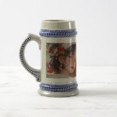 Tasse en grès Noël Fantaisie : Romance des Fêtes (Gauche)