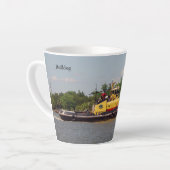 Tasse en latte de Bulldog (Angle gauche)