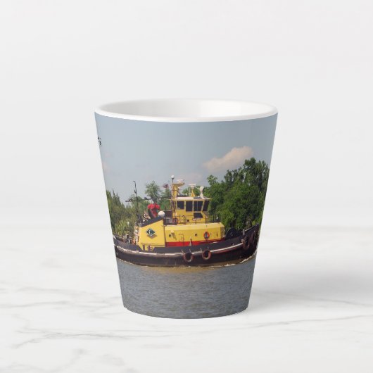 Tasse en latte de Bulldog (Devant)