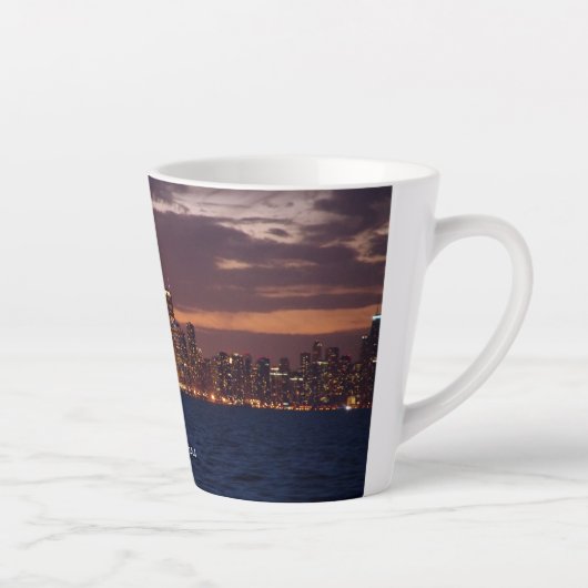 Tasse en latte de Chicago Skyline (Droite)