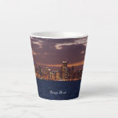 Tasse en latte de Chicago Skyline (Devant)