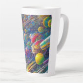 Tasse en latte de la course spatiale (Angle droit)