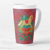 tasse en latte de style chrismast (Angle droit)
