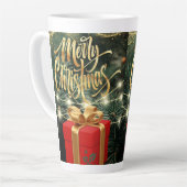 tasse en latte de style chrismast (Angle gauche)