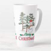tasse en latte de style chrismast (Angle droit)