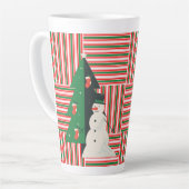 tasse en latte de style chrismast (Angle gauche)