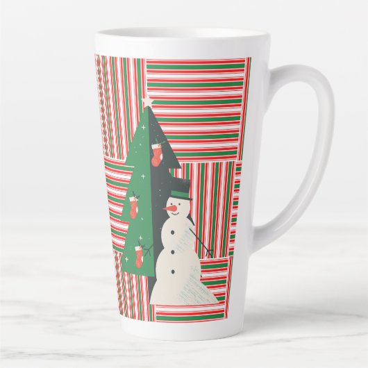 tasse en latte de style chrismast (Droite)