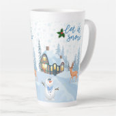 tasse en latte de style chrismast (Angle droit)
