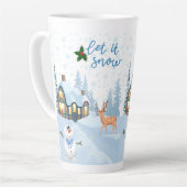 tasse en latte de style chrismast (Angle gauche)