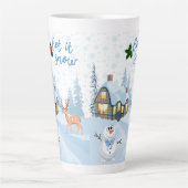 tasse en latte de style chrismast (Devant)