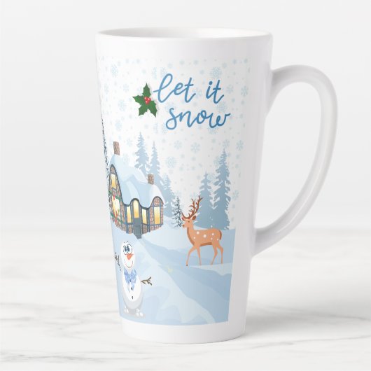 tasse en latte de style chrismast (Droite)