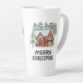 tasse en latte de style chrismast (Angle droit)