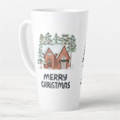 tasse en latte de style chrismast (Angle gauche)