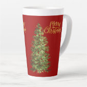 tasse en latte de style chrismast (Angle droit)