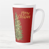 tasse en latte de style chrismast (Droite)