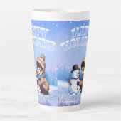 tasse en latte de style chrismast (Devant)