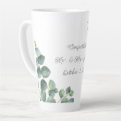Tasse en latte monogramme (Angle gauche)
