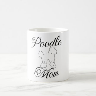 Tasse en ligne artistique Maman Caniche drôle 