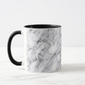 Tasse en marbre Tasse en noir et blanc (Gauche)