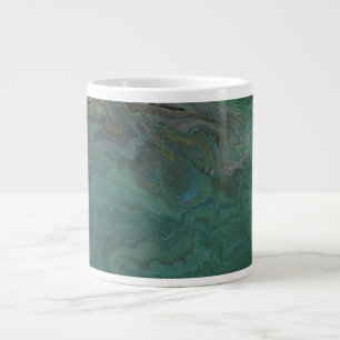 Tasse en marbre vert abstrait Jade 1