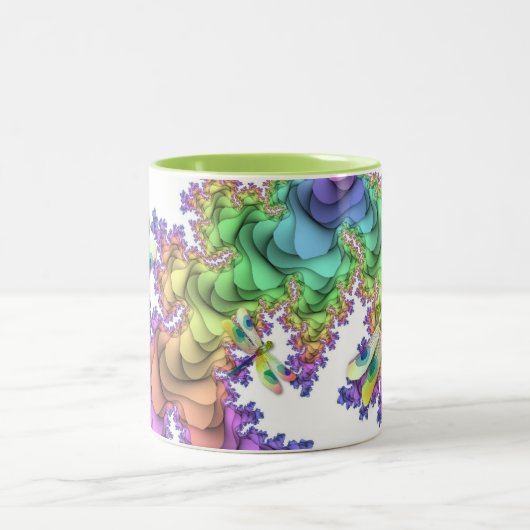 Tasse en pastel de libellules (Centre)