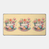 Tasse en patchwork avec des fleurs fantaisistes (Recto)