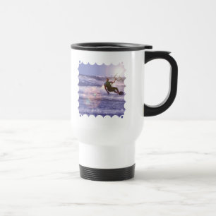 Tasse en plastique de voyage de Kitesurfer