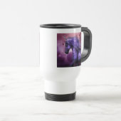 Tasse en plastique de voyage de licorne (Devant droit)