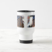 Tasse en plastique de voyage de profil de cheval (Centre)
