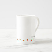 TASSE EN PORCELAINE 文字 カスタム STRAWBERRY MILK (Devant droit)