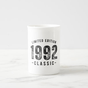 Tasse En Porcelaine 1992 Classique année de naissance