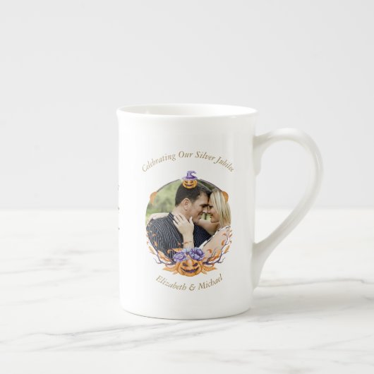 Tasse En Porcelaine 2 x Mariage photo Anniversaire TOUTES LES ANNÉES H (Droite)
