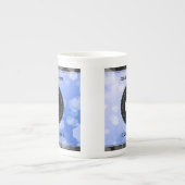 Tasse En Porcelaine 65e anniversaire de l'élégant Mariage Blue Sapphir (Devant)